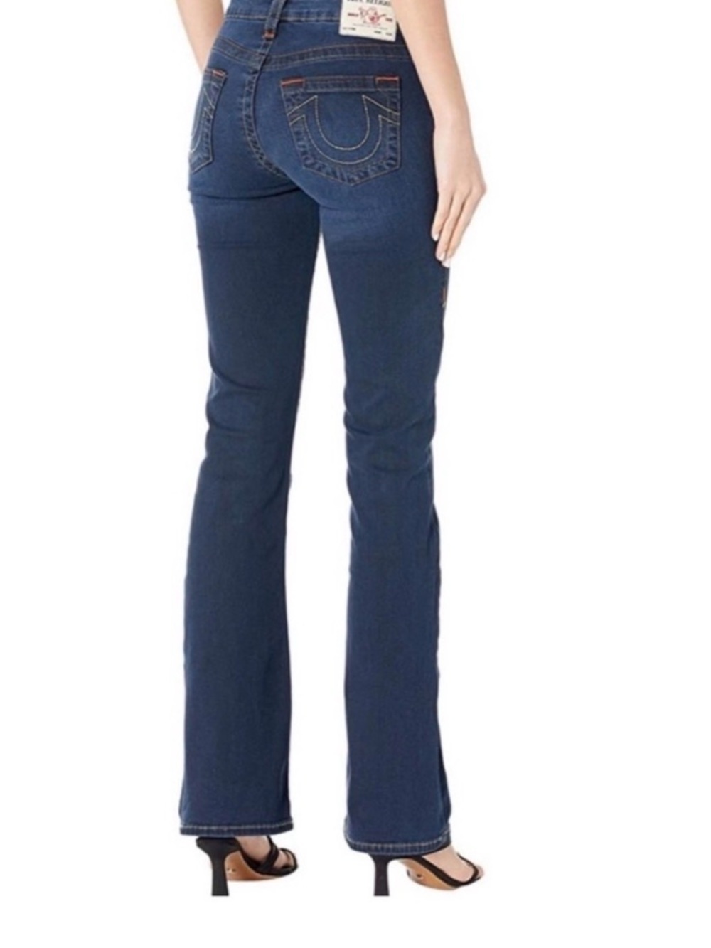 True Religion Becca Mid Rise Bootcut Jeans Indigo Size 25